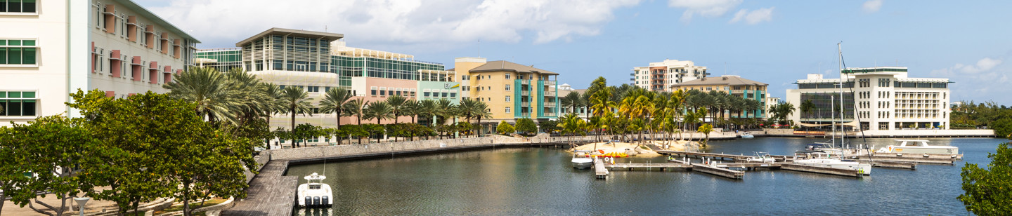 Harbour view of camana bay